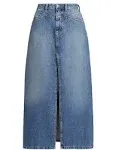 Free People Come As You Are Denim Maxi Skirt