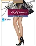 Hanes Silk Reflections Silky Sheer Control Top Reinforced Toe 6-Pack - C06718, Barely There