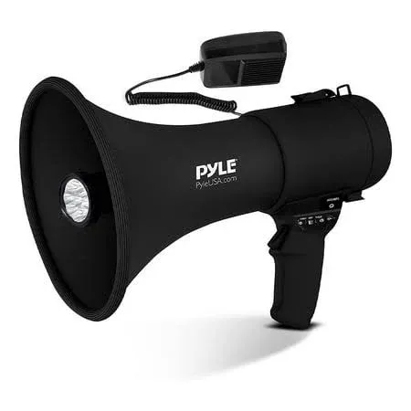 Pyle PMP561LTB Megaphone Speaker with Built-in LED Lights