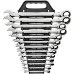 GearWrench 9312 13 Piece SAE Combination Ratcheting Wrench Set