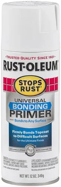 Rust-Oleum 285011-6PK Stops Rust Universal Bonding Primer, 12 oz, White, (Pack of 6)