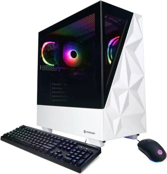 CyberPowerPC Gamer Xtreme VR Gaming PC, Intel Core i7-14700F 2.1GHz, GeForce RTX 4060 Ti 16GB, 16GB DDR5, 1TB PCIe Gen4 SSD, WiFi Ready & Windows 11 Home (GXiVR8040A16)