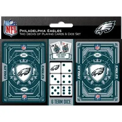 Philadelphia Eagles Playing Cards and Dice Set