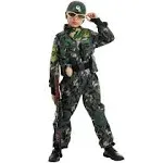 Spooktacular Creations Kids Army Special Forces Costume Camo Trooper