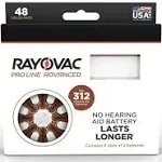 Rayovac Proline Advanced Hearing Aid Batteries