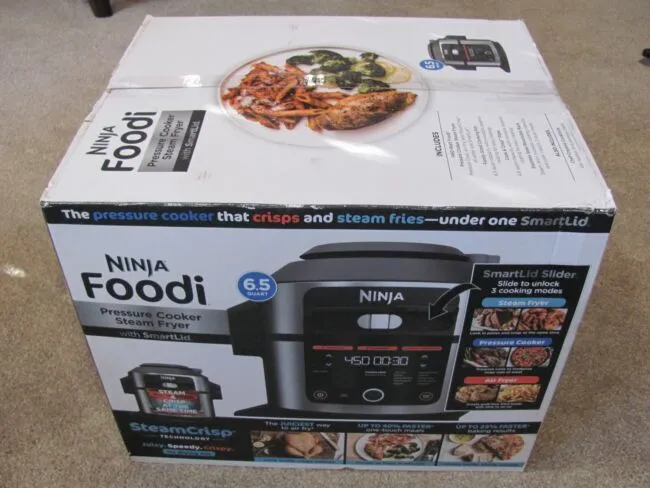 Ninja Foodi 14-in-1 6.5-Qt Pressure Cooker Steam Fryer with SmartLid OL501