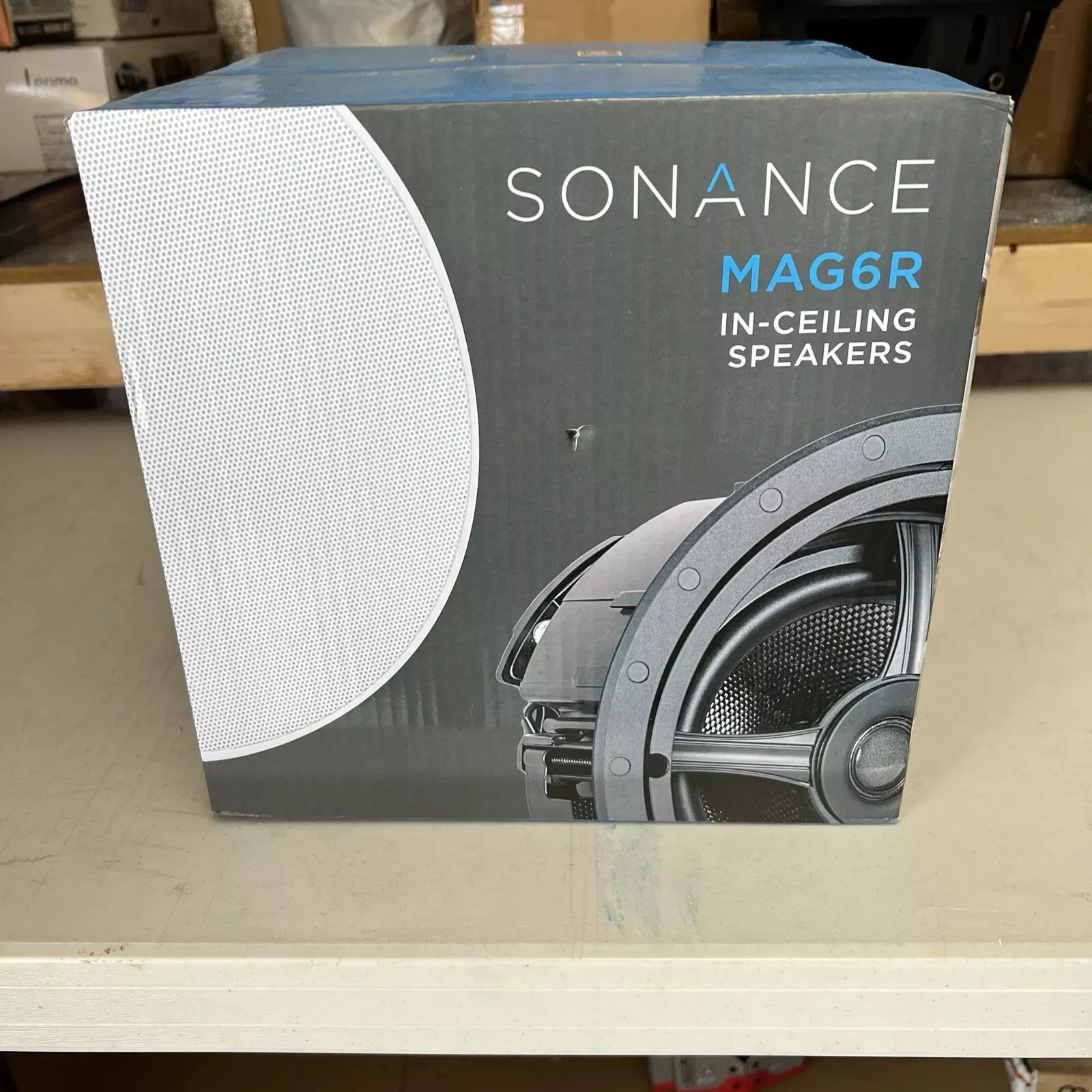 Sonance MAG6R - 6-1/2" 2-Way In-Ceiling Speakers (Pair) - Black