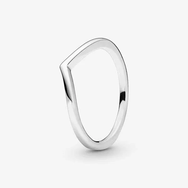 Pandora Shining Wishbone Ring 4.5 / Sterling Silver