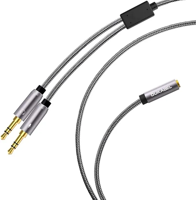 DUKABEL Long Headset Splitter Cable