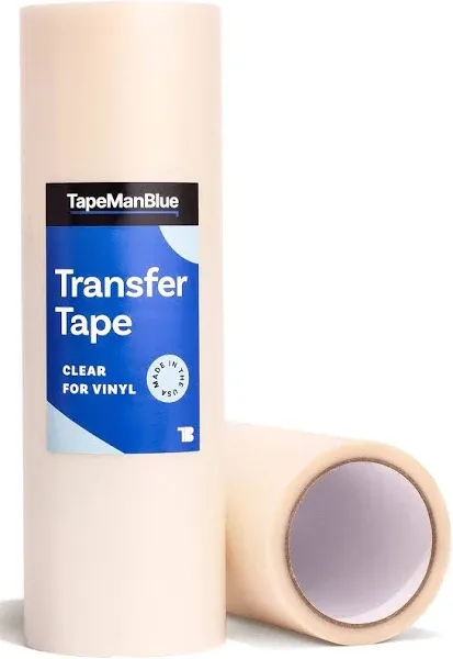 12&#034; x 50&#039; Roll of Clear Transfer Tape for Vinyl, Made in America, Premium-Gra...