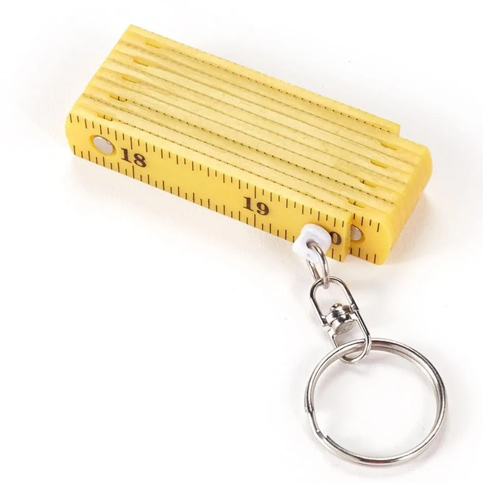 Lakeside Mini Fold-Up Keychain Rulers Set of 2