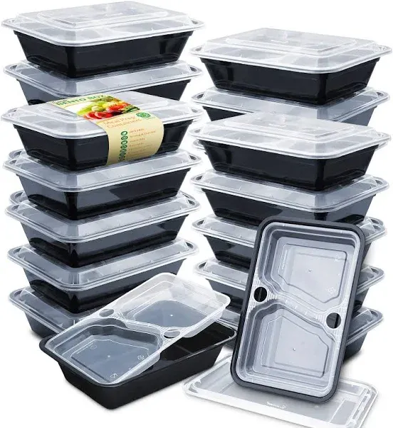 Enther 36oz Meal Prep Containers 20 Pack