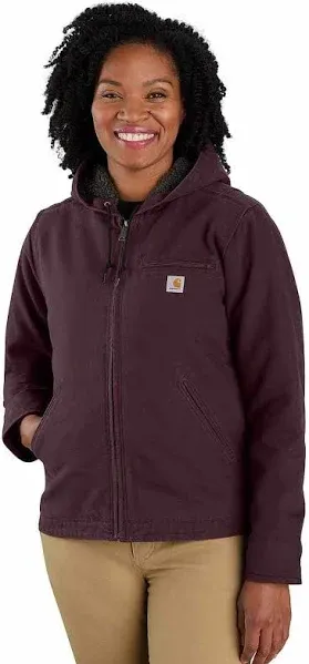 Carhartt Women's Washed Duck Sherpa Lined Jacket