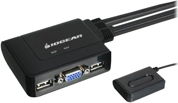 IOGEAR 2-Port VGA and DisplayPort KVM Switch Kit GCS22DPKIT