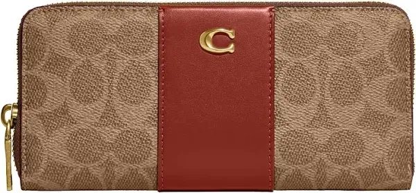 Coach Smooth Leather Skinny Wallet Women's