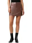 Hudson Jeans Cargo Viper Mini Skirt - Brown - 30