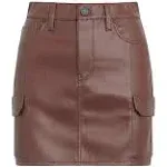 Hudson Jeans Cargo Viper Mini Skirt - Brown - 25