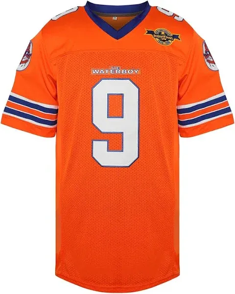 Bobby Boucher #9/The Waterboy Movie Adam Sandler Stitched Jersey Size Small Men