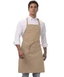 Chef Works Unisex Butcher Apron, Khaki, One Size