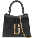 Marc Jacobs Black 'The St. Marc Mini' Top Handle Bag