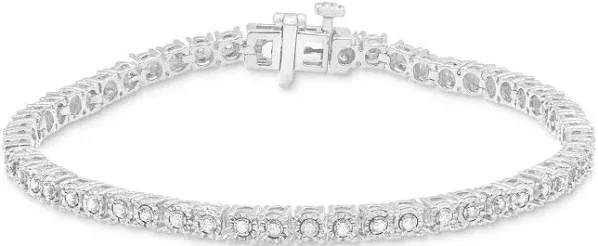 Effy Sterling Silver Diamond Tennis Bracelet