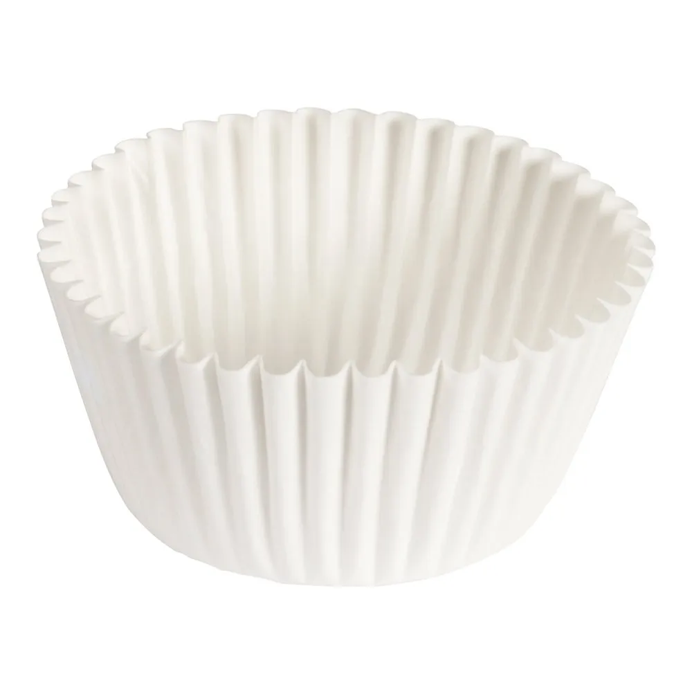 Hoffmaster 610040 Fluted Bake Cup, 2-Ounce Capacity, 4-3/4" Diameter x 1-3/8" Height, White (20 Packs of 500)