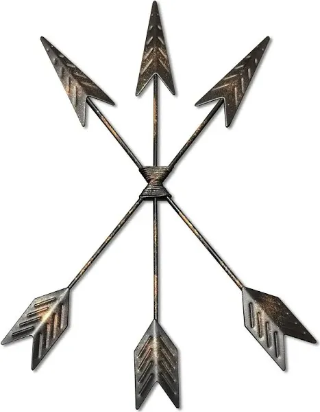 Redwix Arrow Wall Decor Large 3-Set, Metal Arrows for Western Decor, Farmhouse Wall Decor, Native American Wall Decor