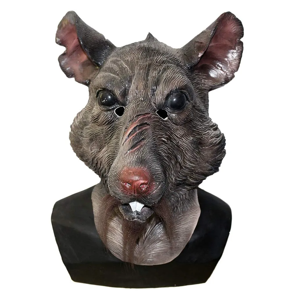 HENGYUTOYMASK Adult New Mutant Rat Head Master Costume Face Splinter Mask