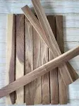 10 Pack of 3/4 x 2 x 16 inch Sappy Walnut Lumber Boards for Making Cutting Boards