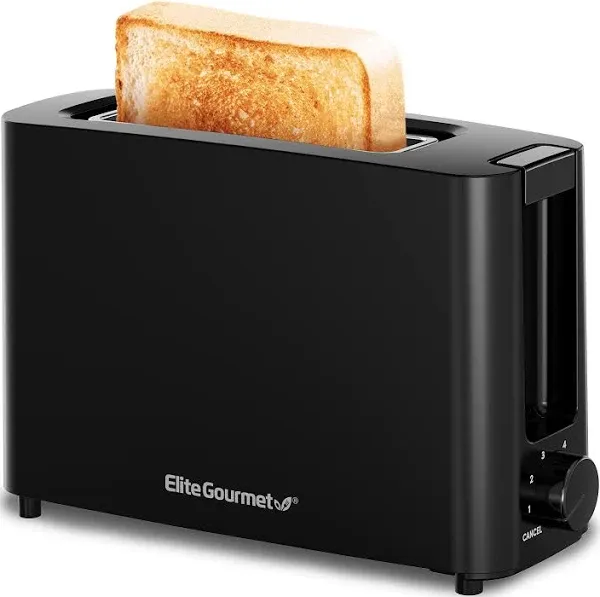 Elite Gourmet ECT118B Cool Touch Single Slice Toaster