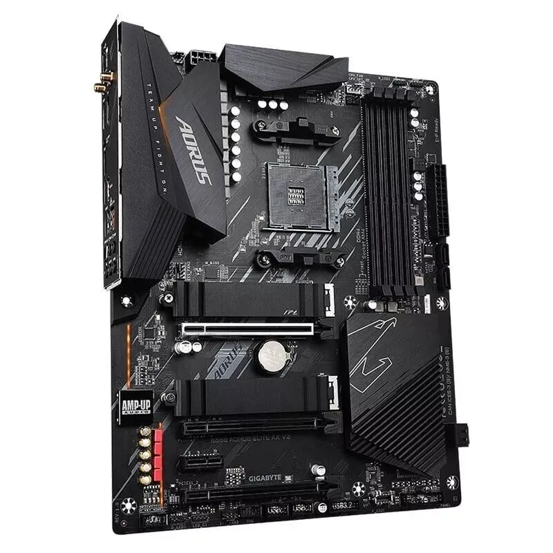 Gigabyte AM4 ATX B550 AORUS ELITE AX V2 DDR4 Motherboard Used