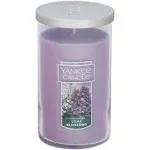 Yankee Candle LILAC BLOSSOMS Medium Pillar Tumbler Candle, 12oz