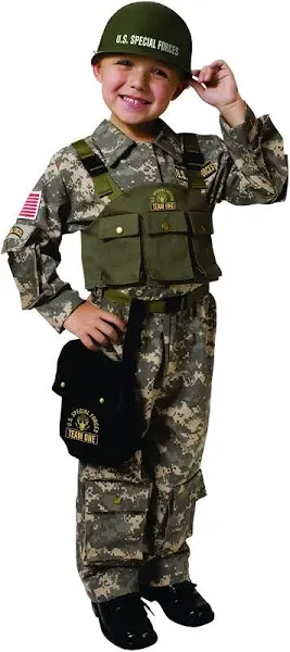 Dress Up America Army Soldier Costume Kids