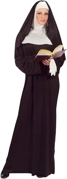 Morris Women's Mother Superior Costume One Size Black