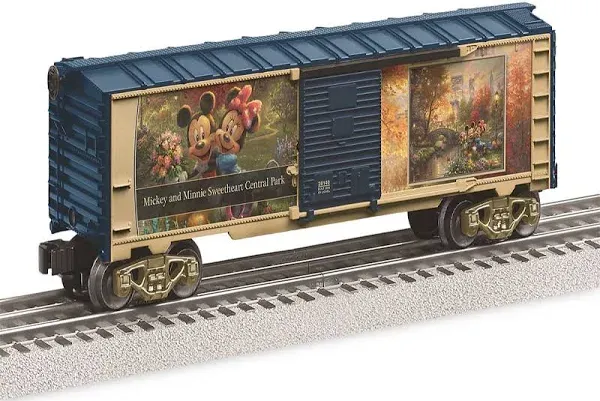 Lionel Thomas Kinkade Disney Mickey & Minnie Sweetheart Boxcar