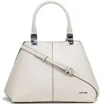 Calvin Klein Women's Granite Convertible Satchel - White - Satchels