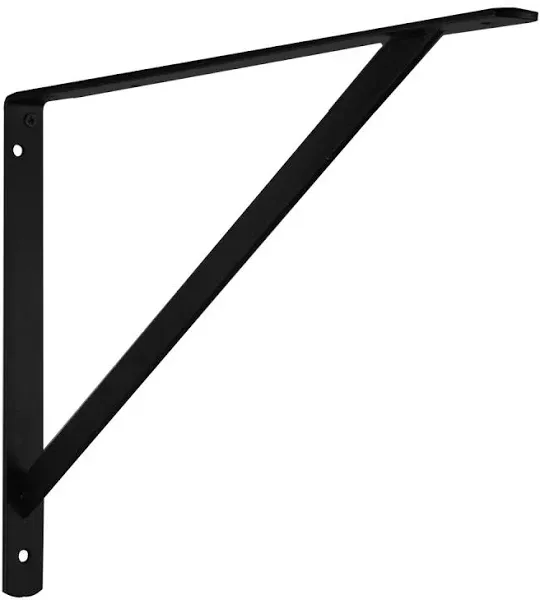 National Hardware N301-630 111BC Super Strength Shelf Bracket in White,12 Inch