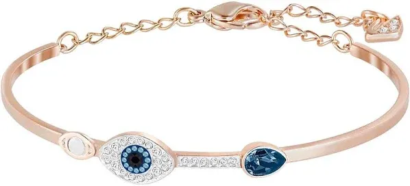 Swarovski Duo Evil Eye Bangle