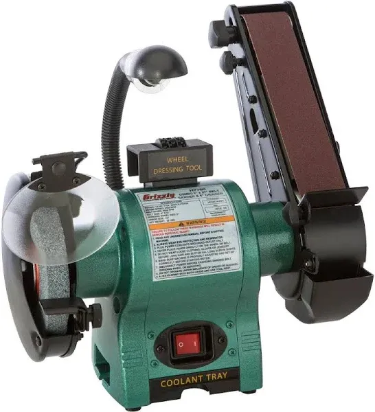 Grizzly Industrial Combo Belt Sander and Grinder (H7760)