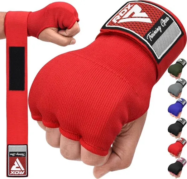 Rdx Boxing Hand Wraps Inner Gloves Quick 75cm Long Wrist Straps Padded