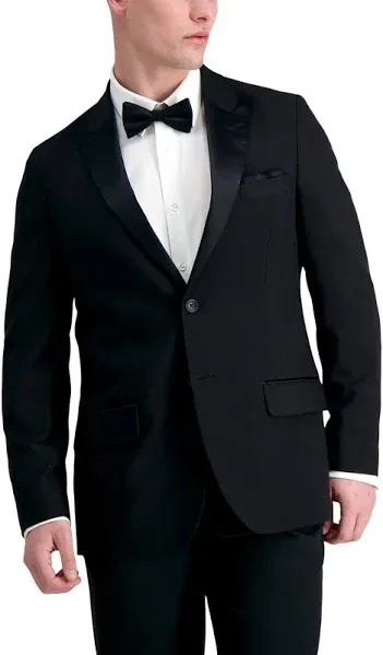 Henry Segal Men&#x27;s Customizable Black Tuxedo Jacket - 48