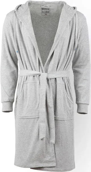 DudeRobe Men’s Bathrobe with Hood Unique Gift Ideas for Men