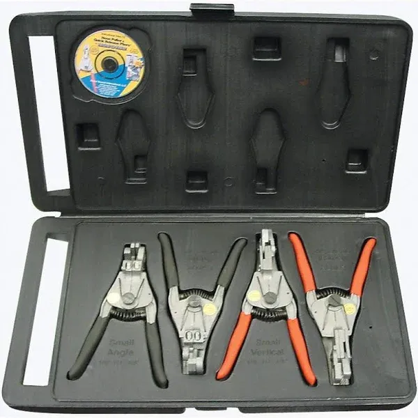 Direct Source Int. Quick Release Plier 4 Piece Set with Case