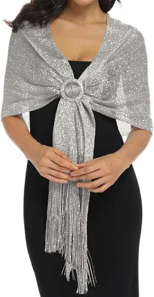 Rheane Shawls and Wraps for Evening Dresses Shawl Wraps for with Buckle for Evening Party Women's Dresses Wedding Party