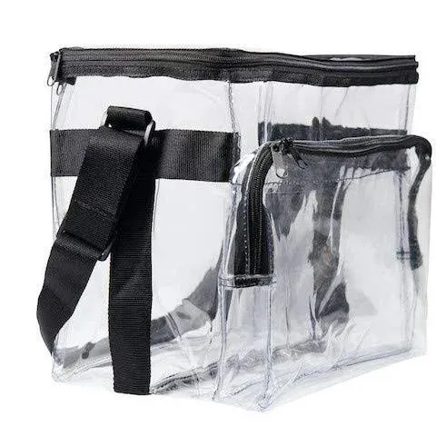 Clear Handbags & More CHM Large Clear Lunch Bag