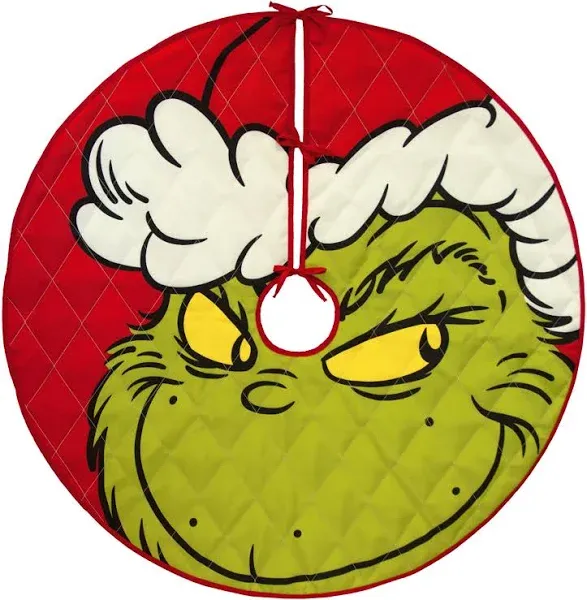 Hallmark Dr. Seuss's How the Grinch Stole Christmas! Fabric Tree Skirt