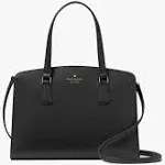 New Kate Spade Perry Medium Satchel Saffiano Leather Black