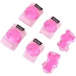  Kids/Youth Knee Pads Elbow Pads Wrist Guards Set for 3 Small (3-7 years) Pink