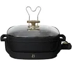 Beautiful 5-in-1 Electric Expandable Skillet, Black Sesame by Drew Barrymore, Up to 7 qt