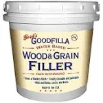 Water-Based Wood & Grain Filler (Trowel Ready) - Maple/Birch/Pine - 1 Quart by Goodfilla | Replace Every Filler & Putty | Repairs, Finishes & Patches